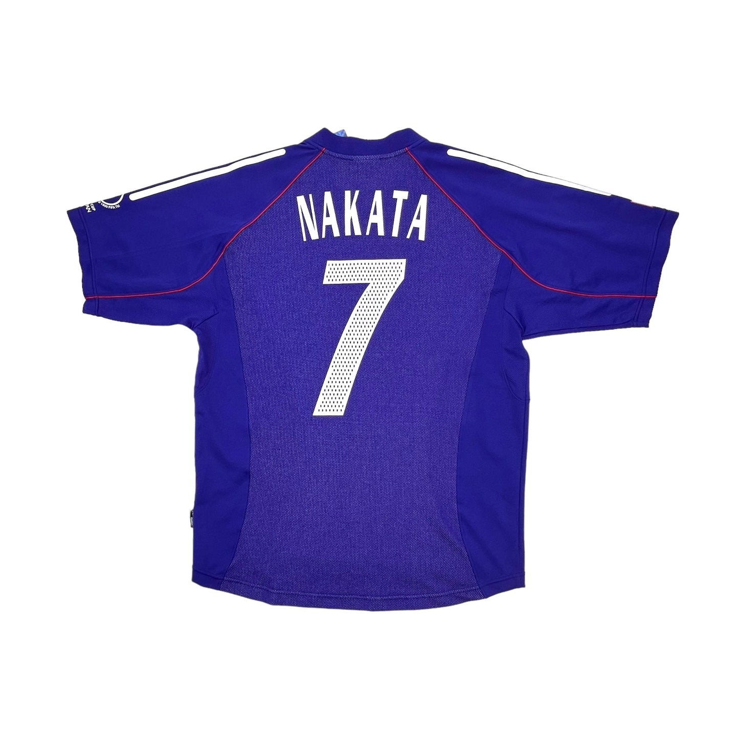 2002/04 Japan Home Football Shirt (M) Adidas #7 Nakata