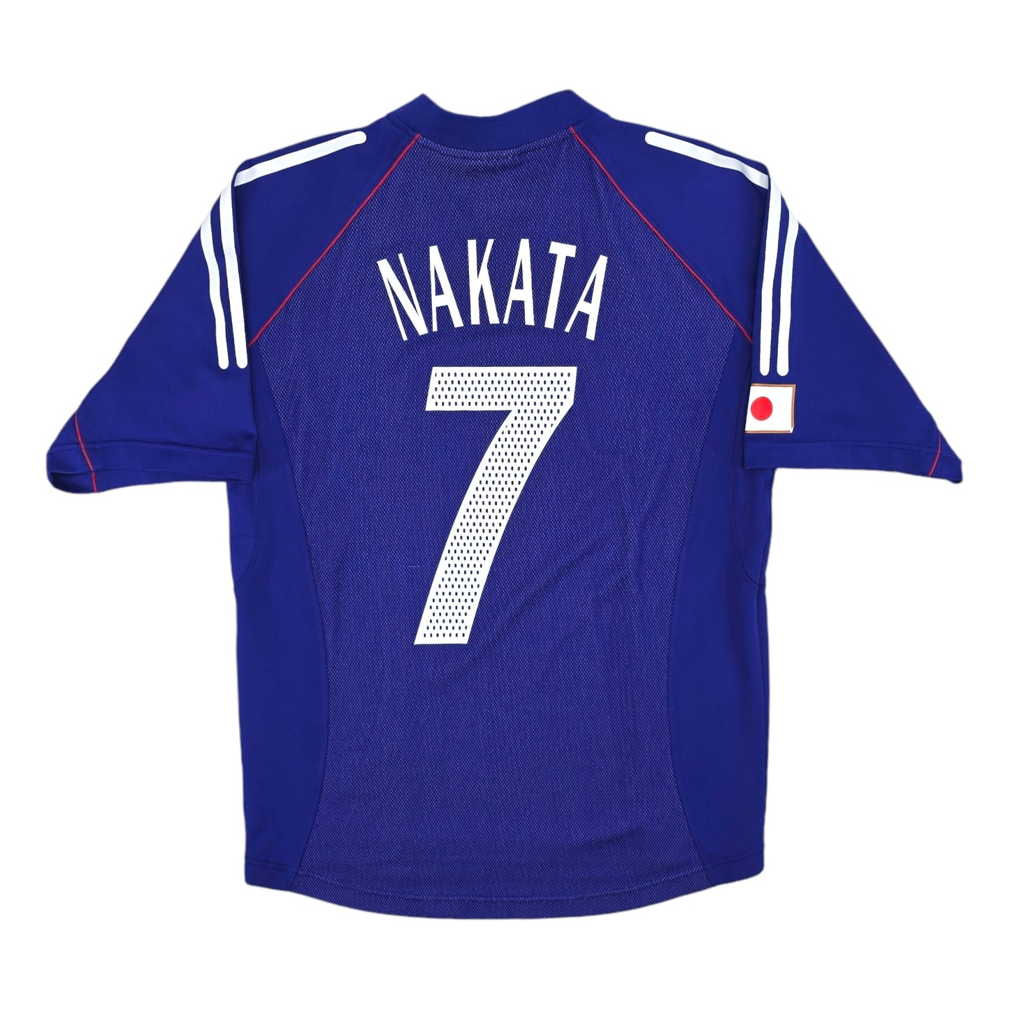 2002/04 Japan Home Football Shirt (S) Adidas #7 Nakata (WC2002)