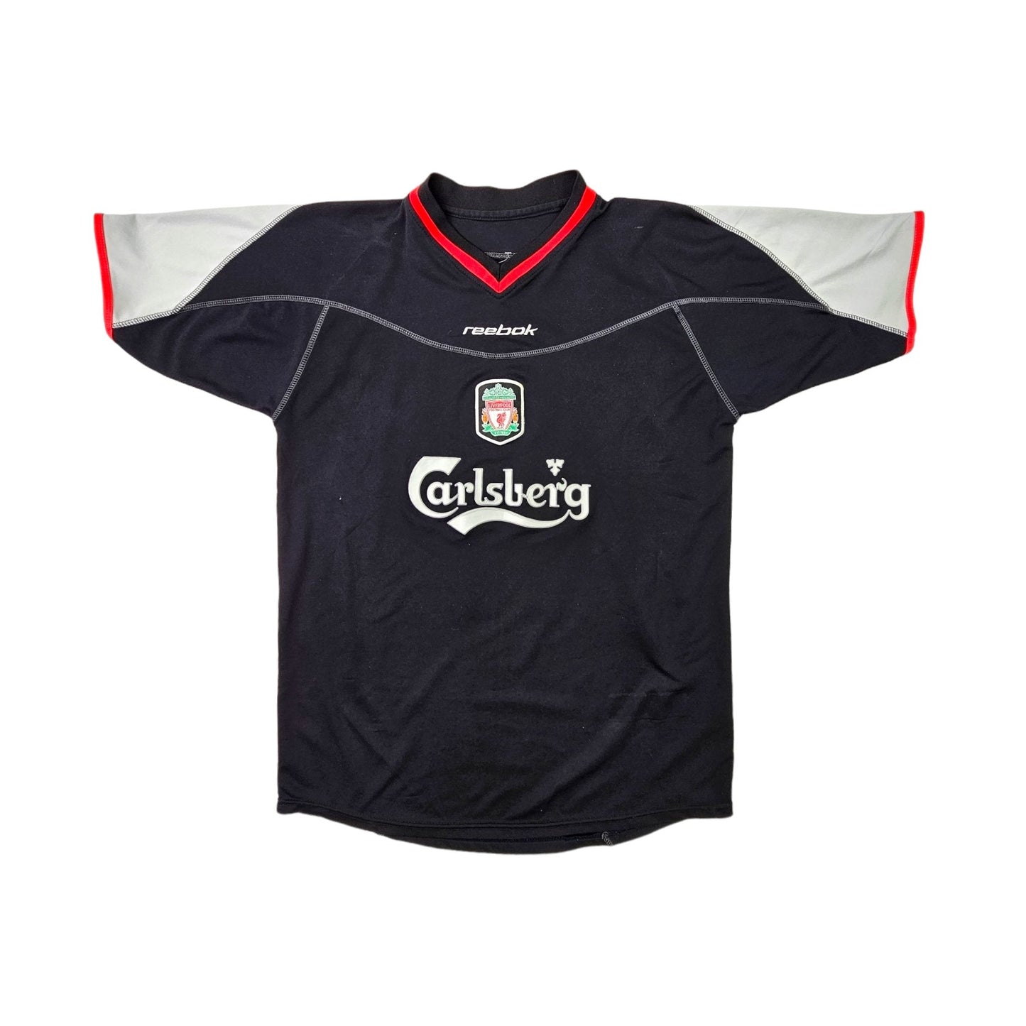 2002/04 Liverpool Away Football Shirt (M) Reebok #17 Gerrard