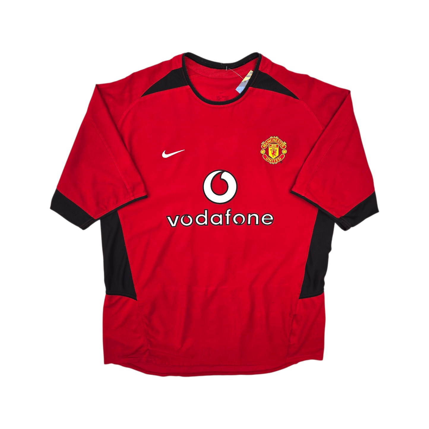 2002/04 Manchester United Home Football Shirt (L) Nike #7 Ronaldo