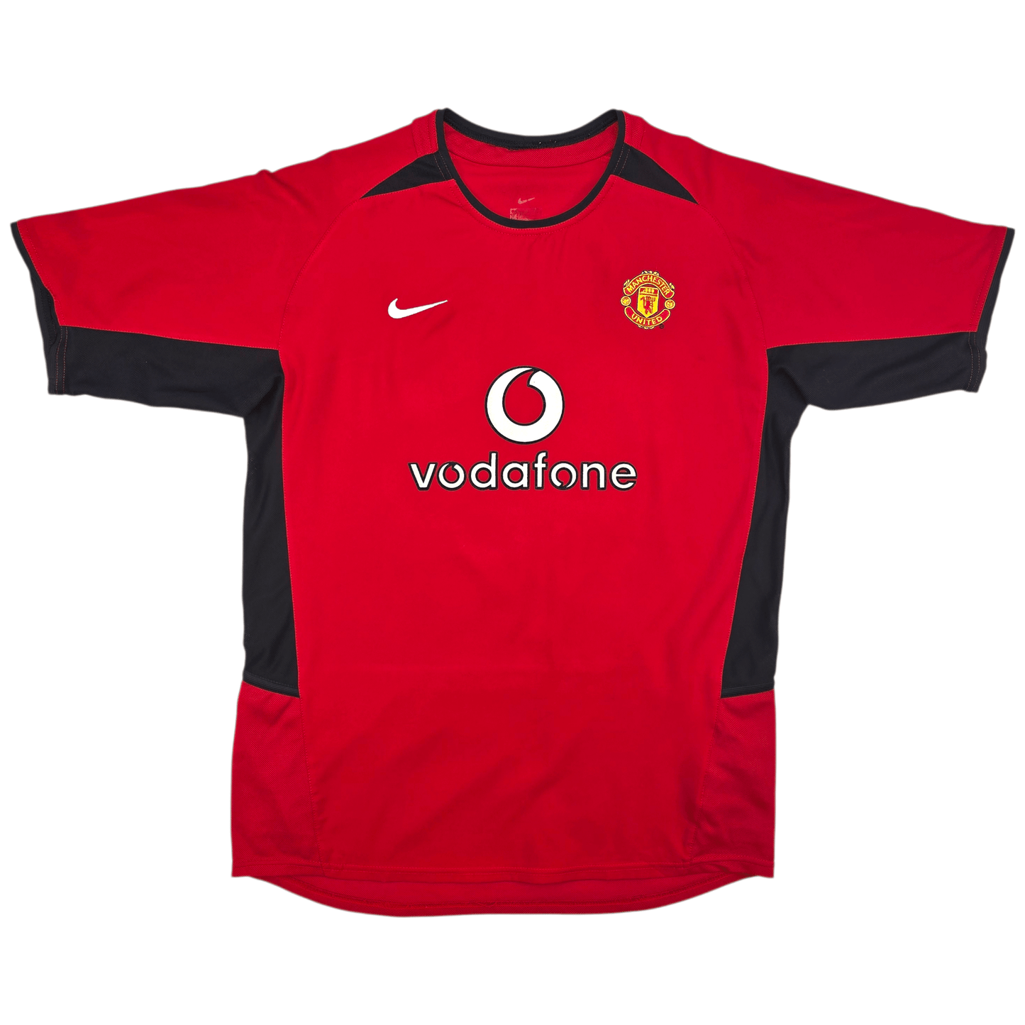 2002/04 Manchester United Home Football Shirt (M) Nike #21 Forlan