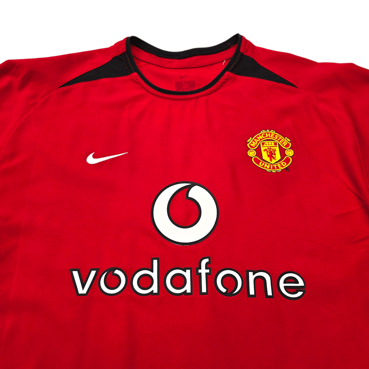2002/04 Manchester United Home Football Shirt (M) Nike #7 Ronaldo