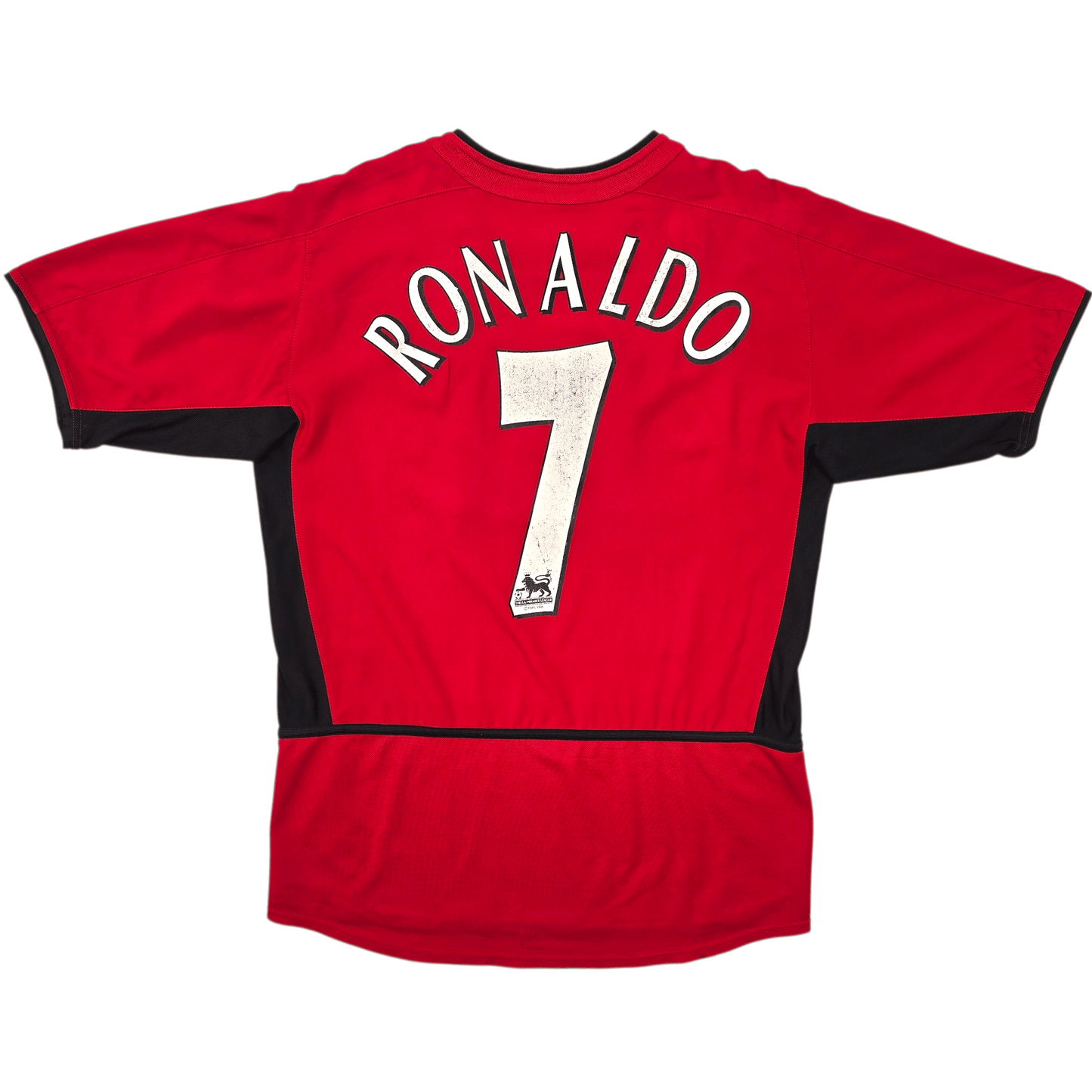 2002/04 Manchester United Home Football Shirt (S) Nike #7 Ronaldo