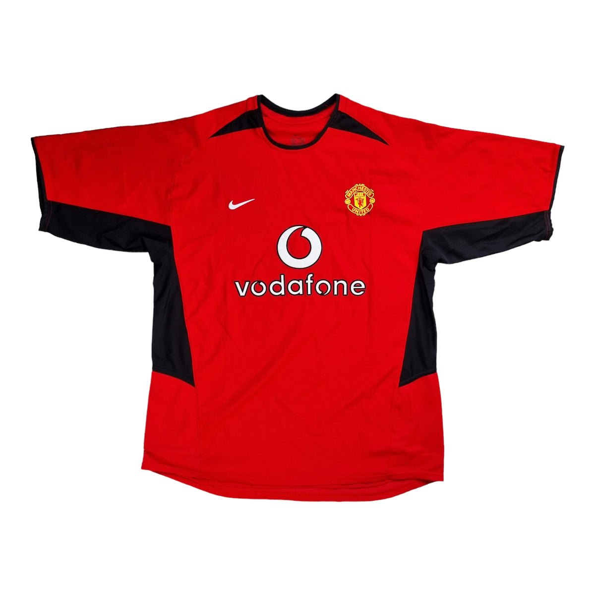 2002/04 Manchester United Home Football Shirt (XL) Nike #7 Ronaldo