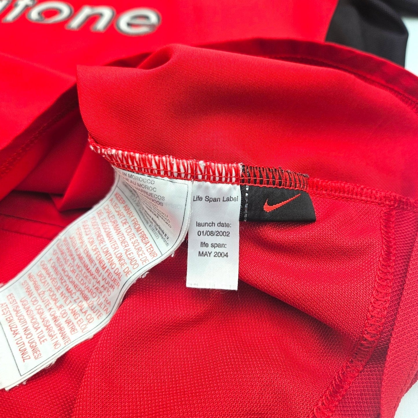2002/04 Manchester United Home Football Shirt (XL) Nike