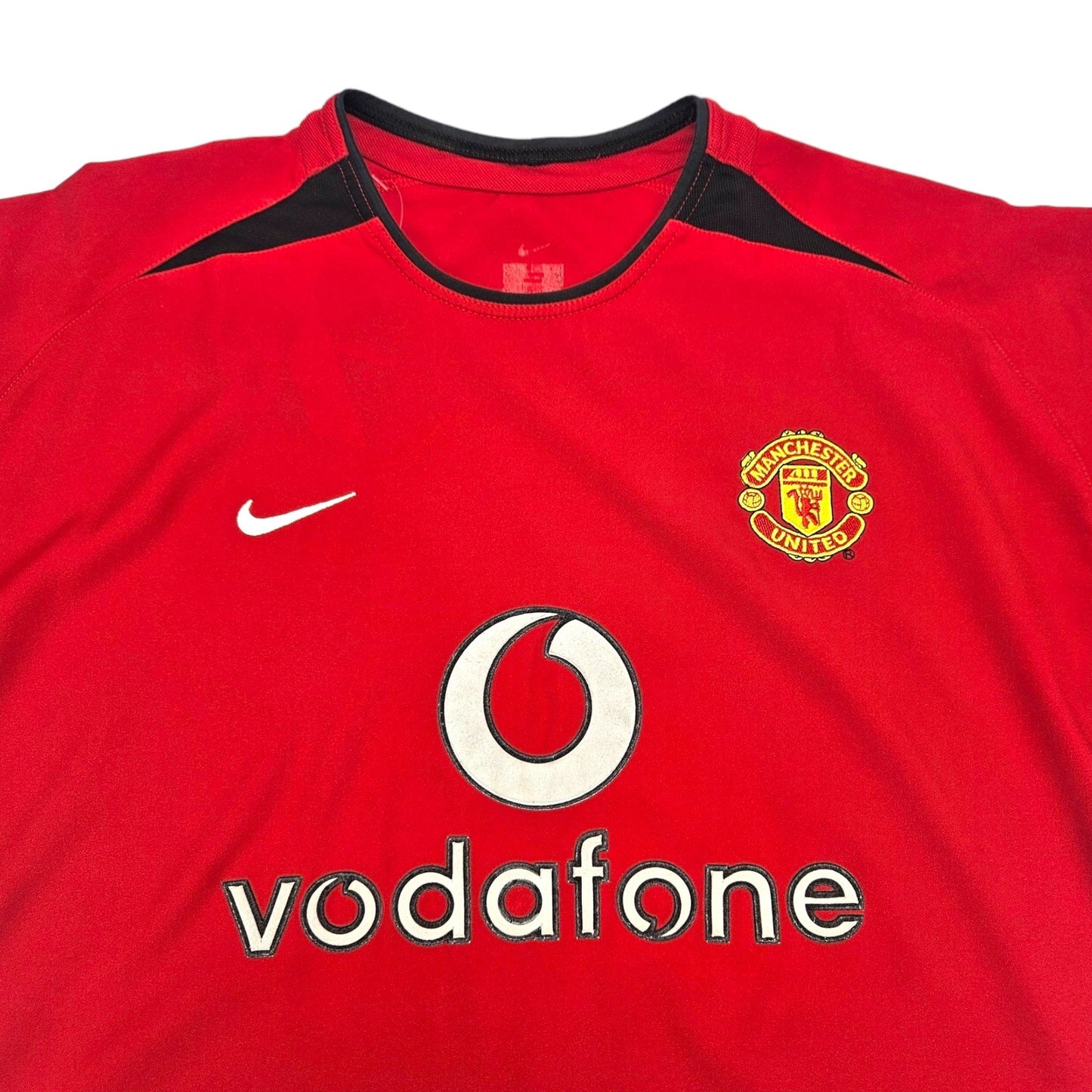 2002/04 Manchester United Home Football Shirt (XL) Nike