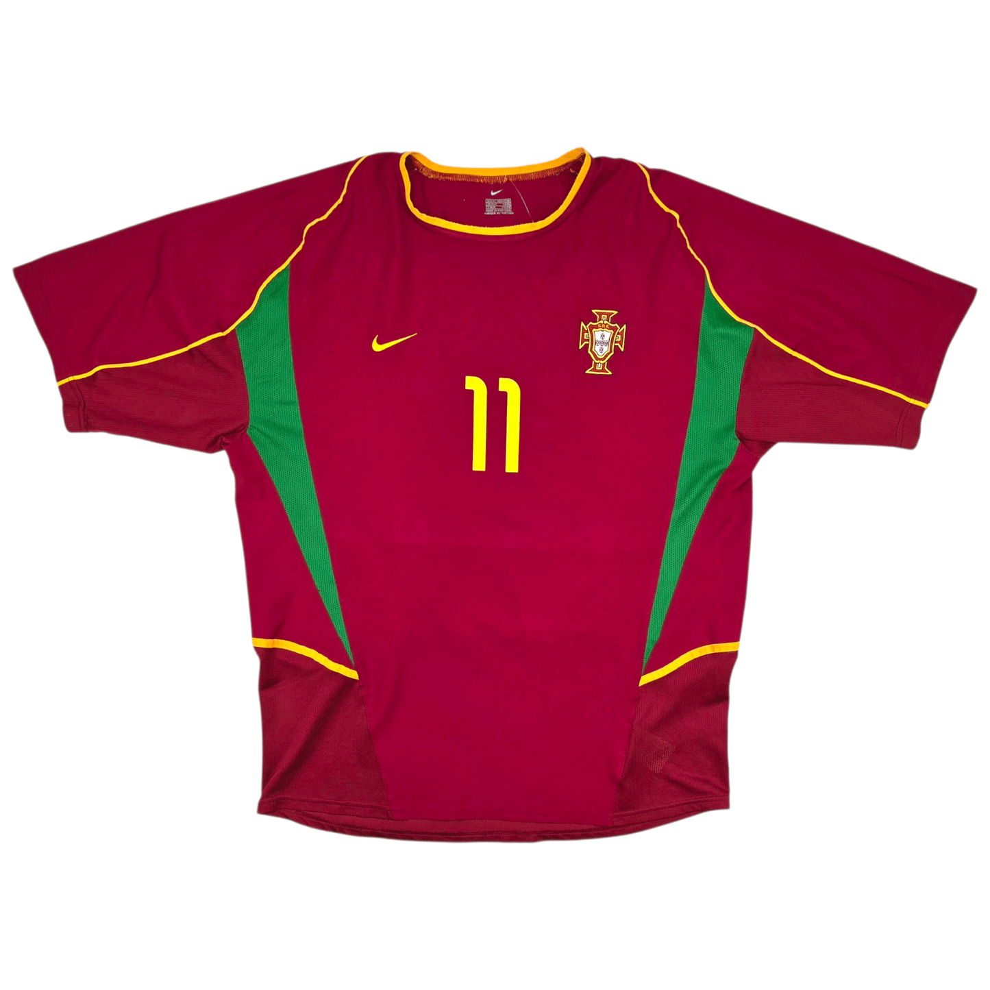 2002/04 Portugal Home Football Shirt (XL) Nike #11. C.Ronaldo