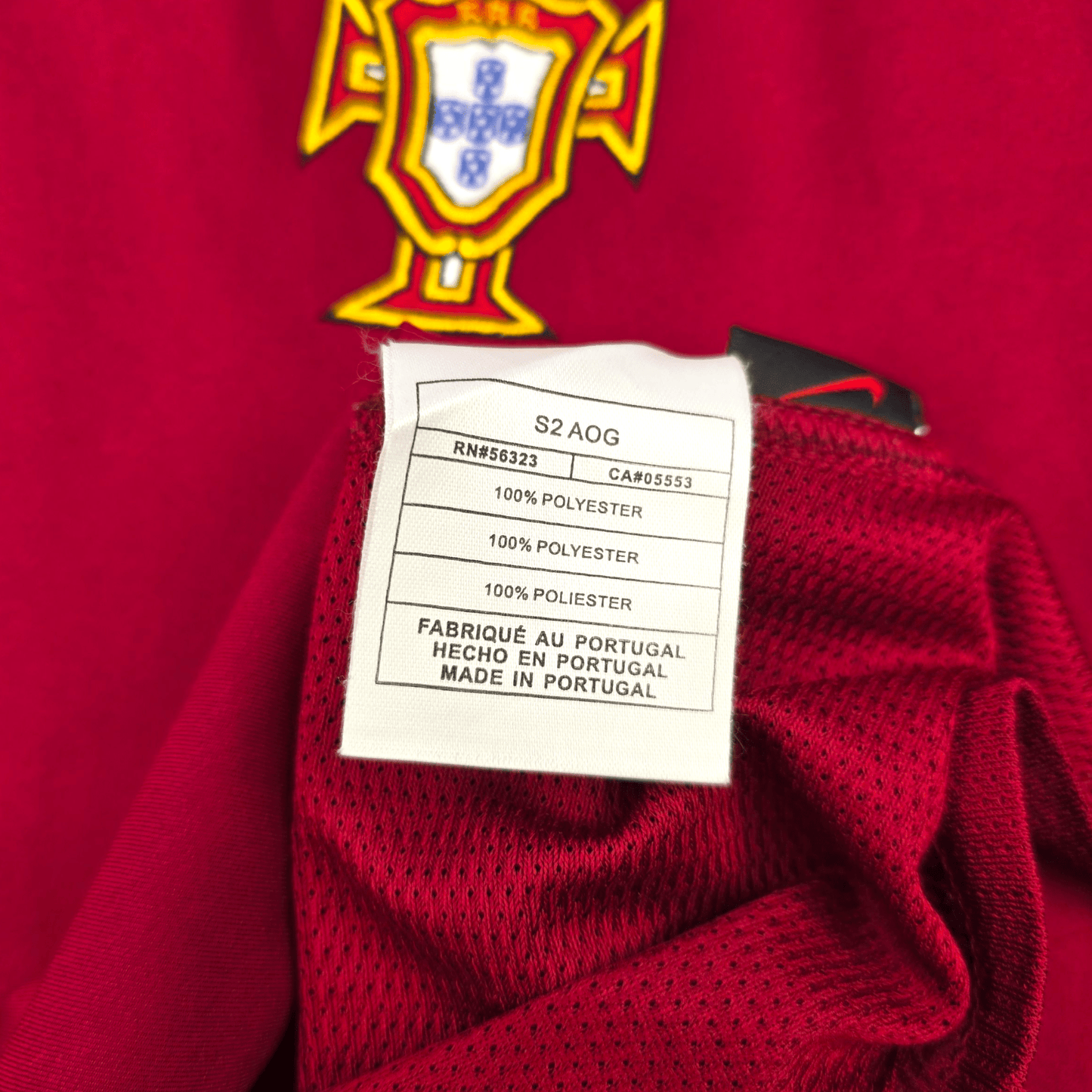 2002/04 Portugal Home Football Shirt (XL) Nike #11. C.Ronaldo