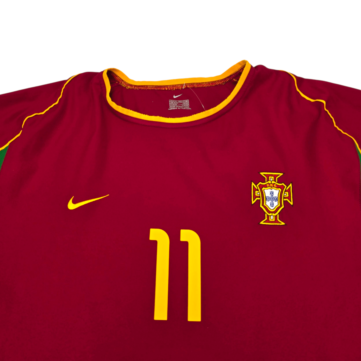 2002/04 Portugal Home Football Shirt (XL) Nike #11. C.Ronaldo