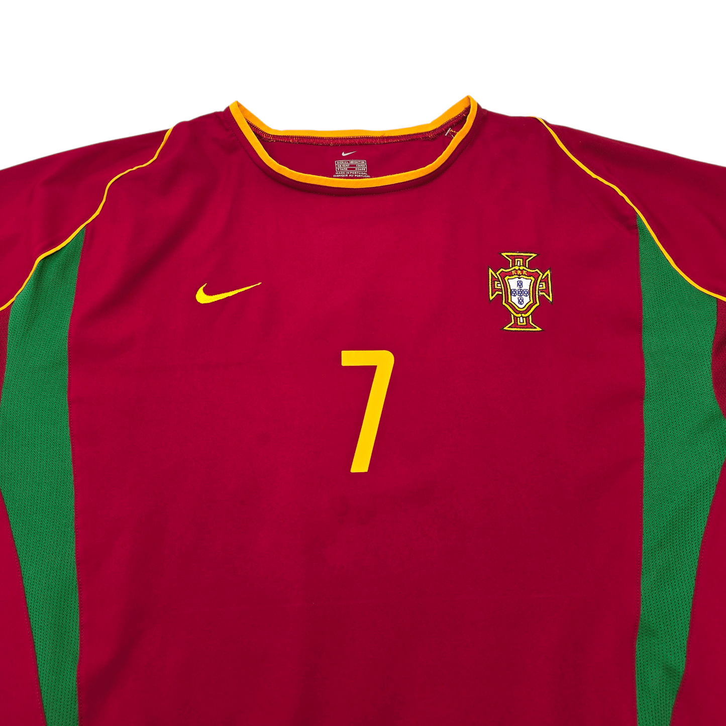 2002/04 Portugal Home Football Shirt (XL) Nike #7 Figo