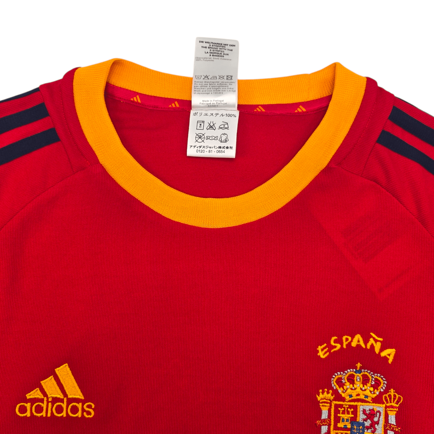 2002/04 Spain Home Football Shirt (L) Adidas #7 Raul