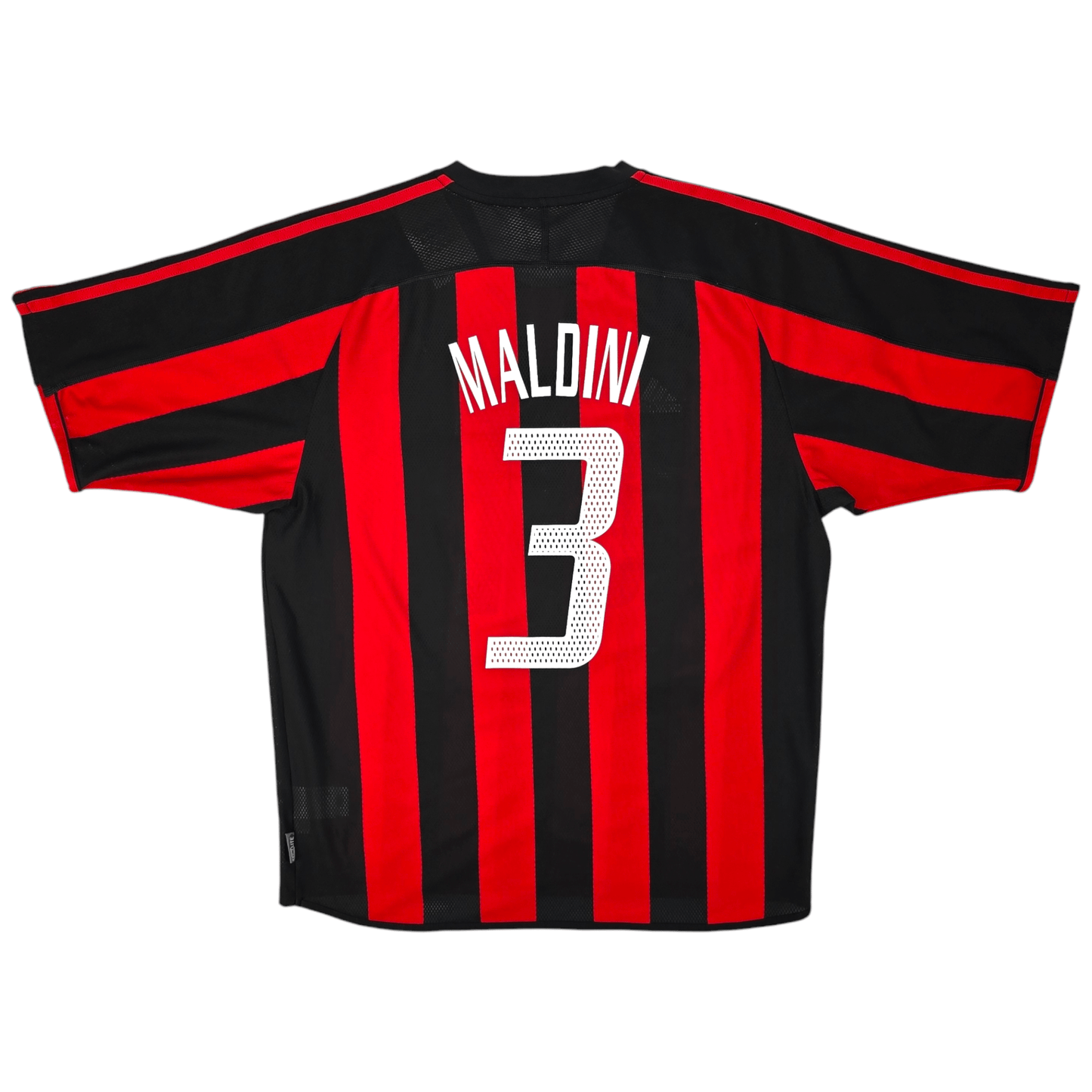 2003/04 AC Milan Home Football Shirt (L) Adidas #3 Maldini