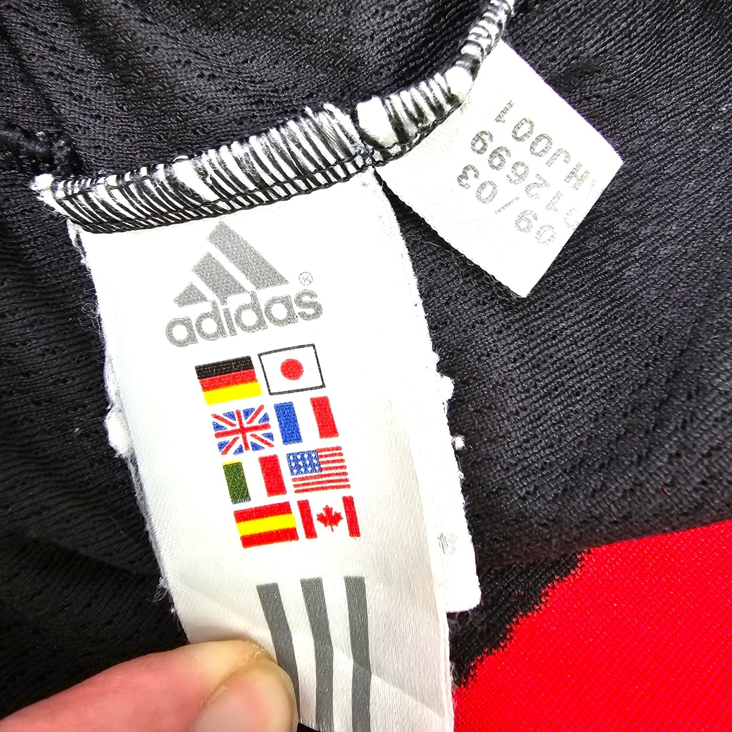 2003/04 AC Milan Home Football Shirt (L) Adidas # 7 Shevchenko