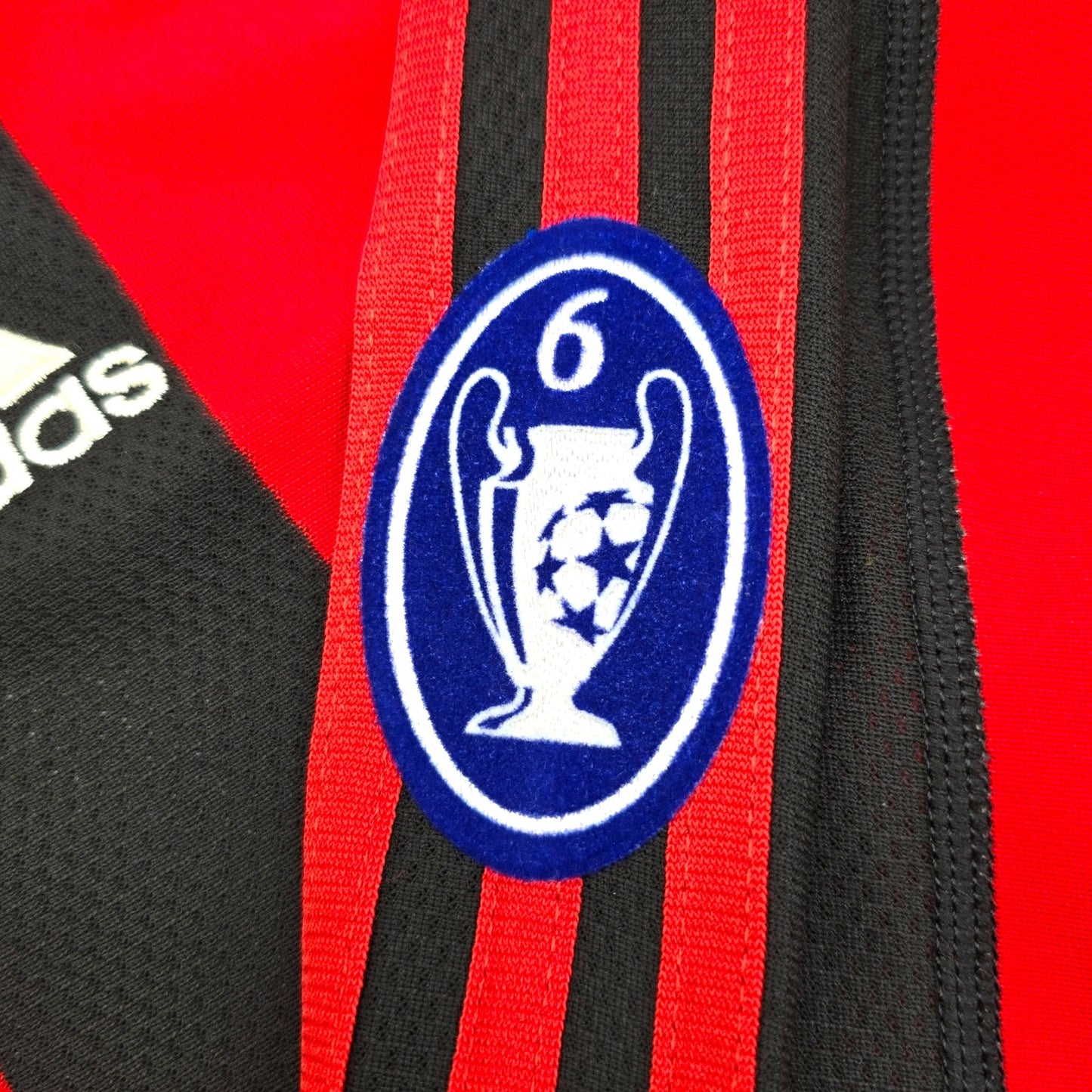 2003/04 AC Milan Home Football Shirt (M) Adidas #7 Shevchenko