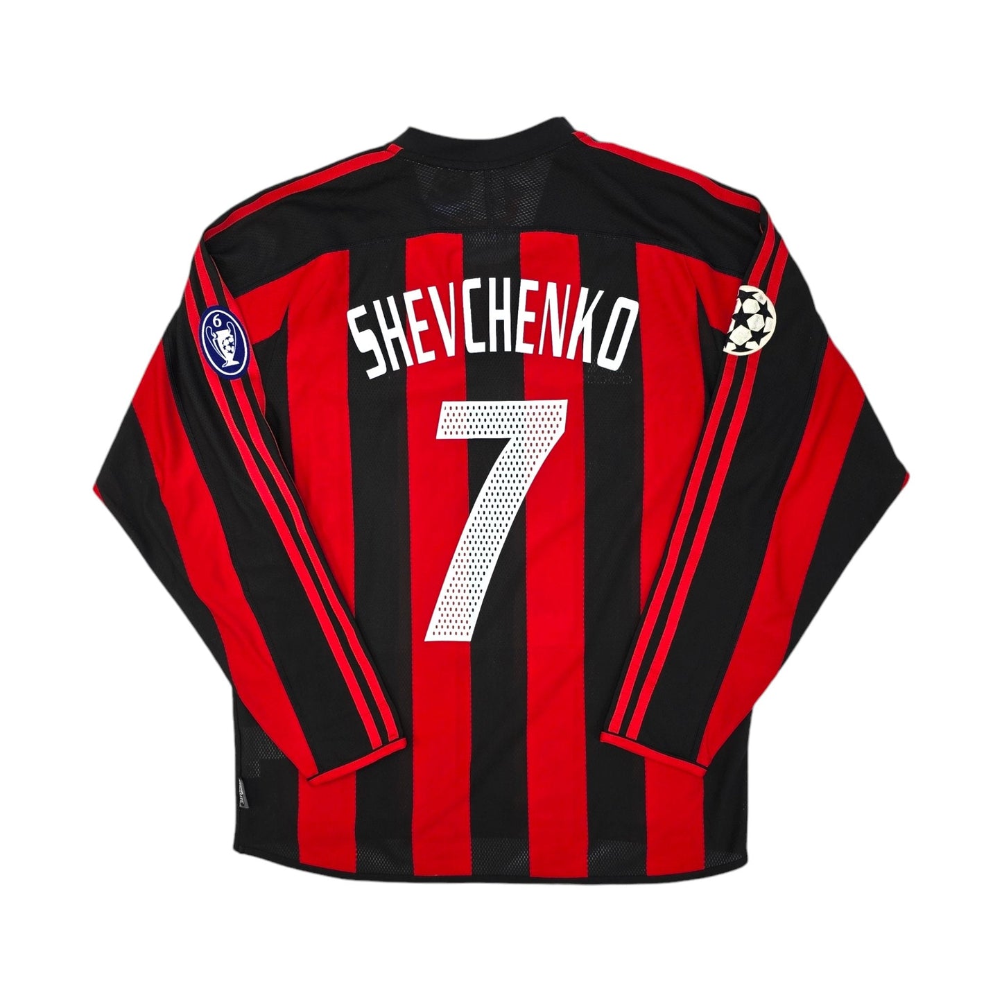 2003/04 AC Milan Home Football Shirt (M) Adidas #7 Shevchenko