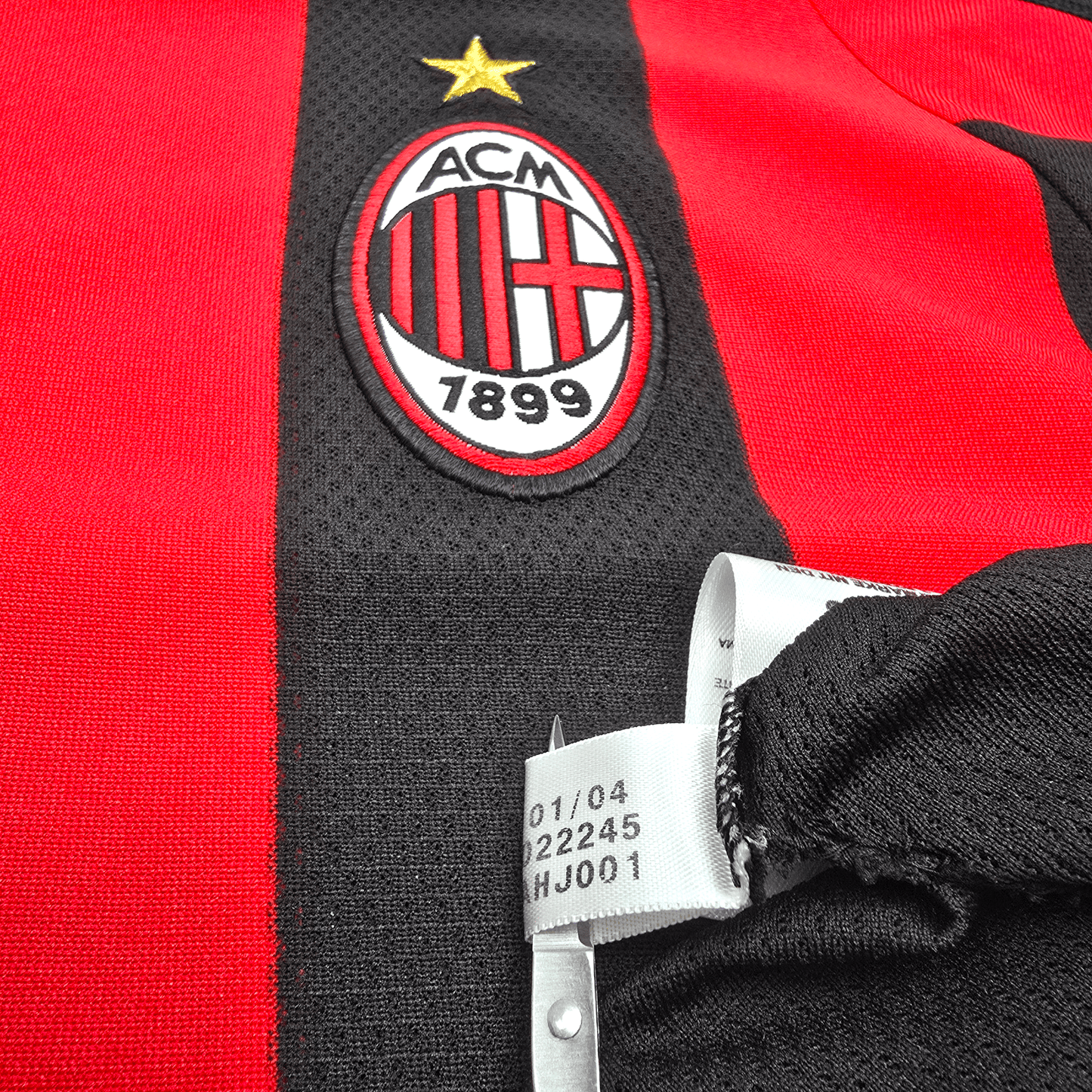 2003/04 AC Milan Home Football Shirt (XL) Adidas #3 Maldini