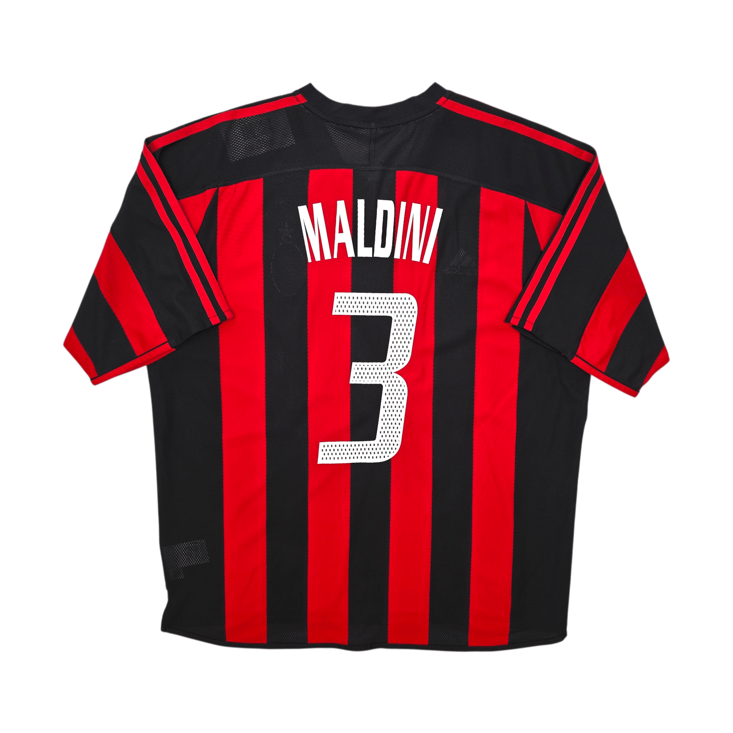 2003/04 AC Milan Home Football Shirt (XL) Adidas #3 Maldini