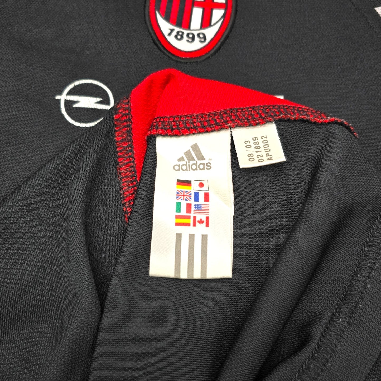 2003/04 AC Milan Training Shirt (M) Adidas