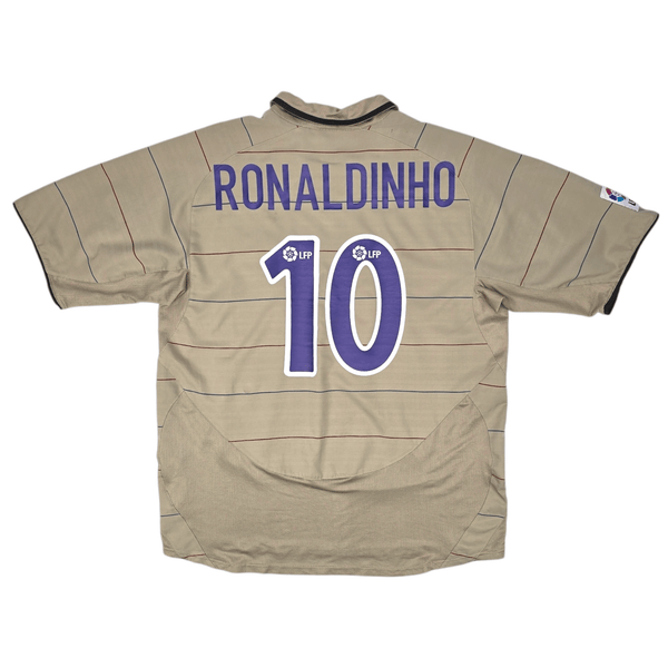 2003/04 Barcelona Away Football Shirt (XL) Nike #10 Ronaldinho