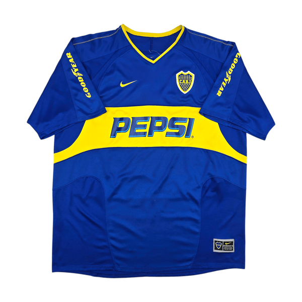 2003/04 Boca Juniors Home Football Shirt (XL) Nike