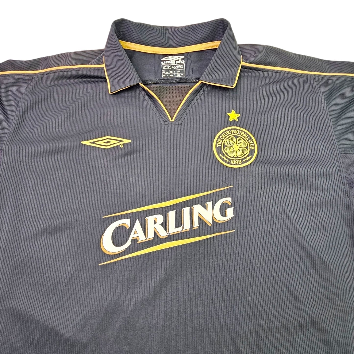 2003/04 Celtic Away Football Shirt (L) Umbro #7 Larsson