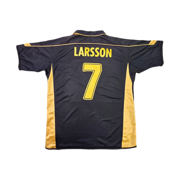 2003/04 Celtic Away Football Shirt (L) Umbro #7 Larsson