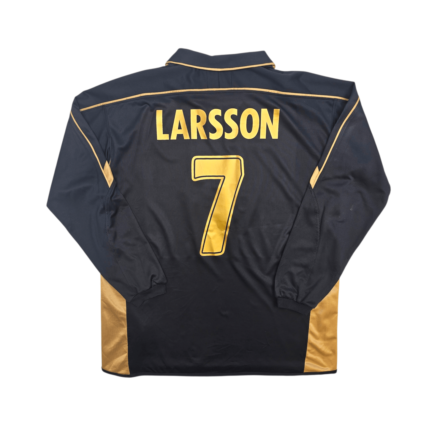 2003/04 Celtic Away Football Shirt (L) Umbro #7 Larsson