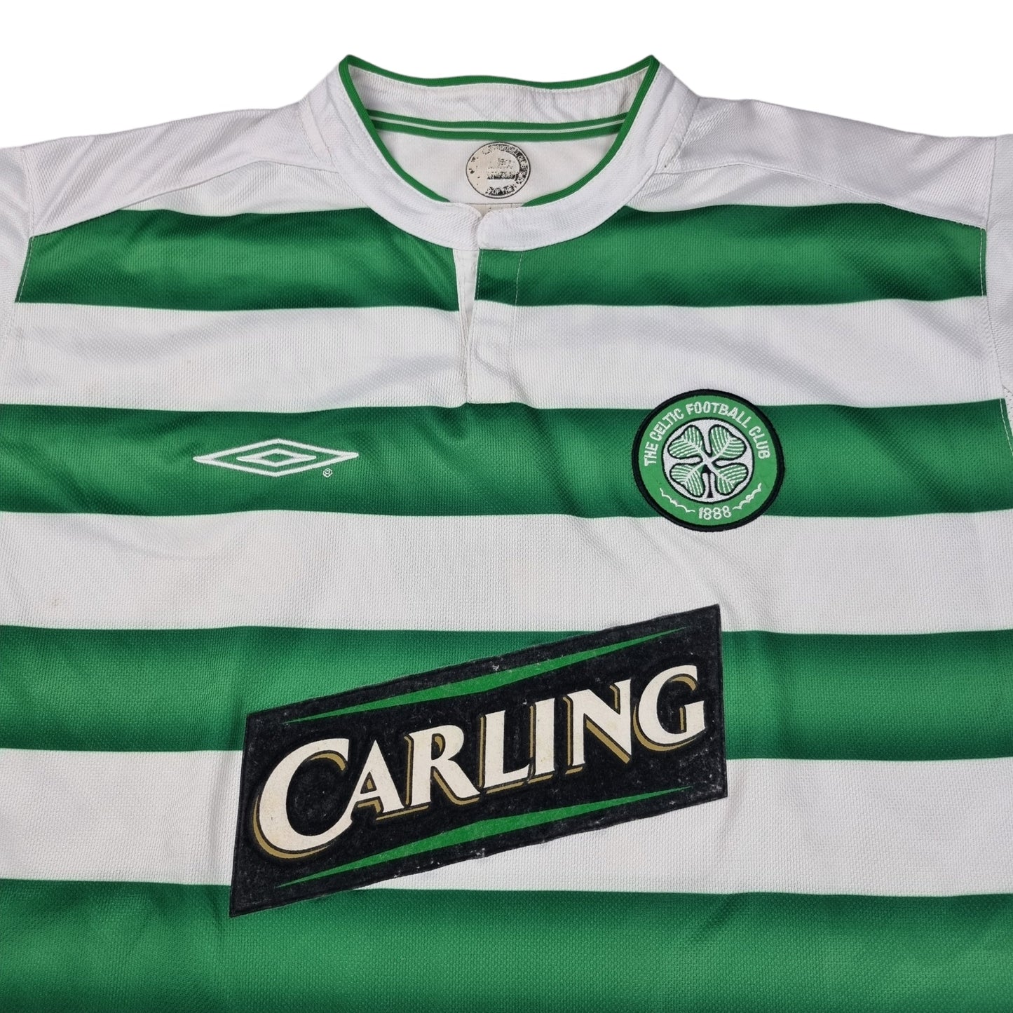 2003/04 Celtic Home Football Shirt (L) Umbro #7 Larsson