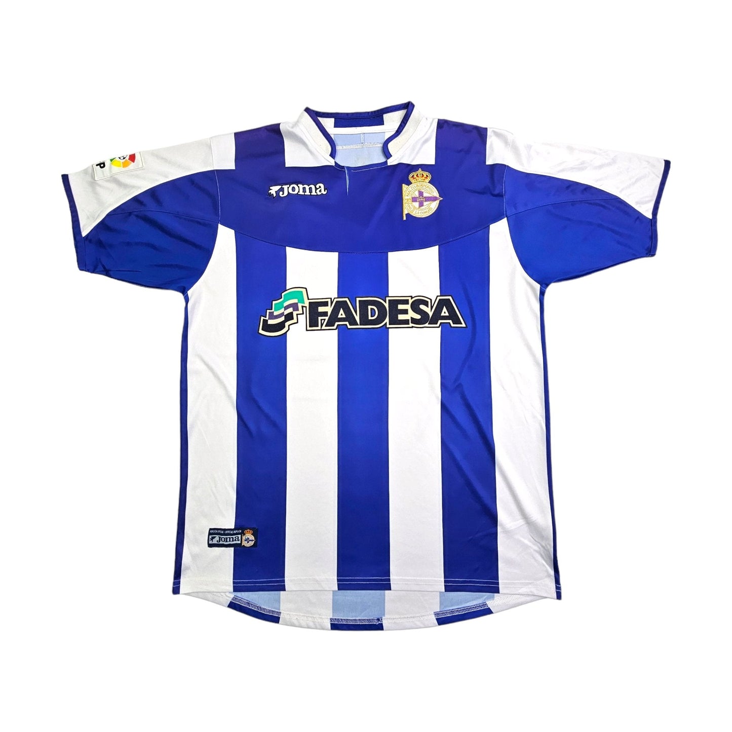 2003/04 Deportivo La Coruna Home Football Shirt (L) Joma
