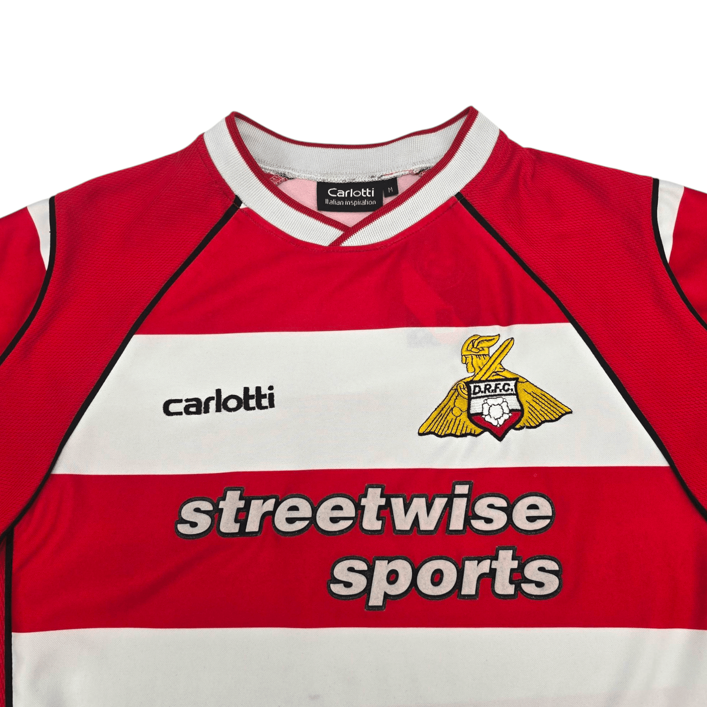 2003/04 Doncaster Rovers Home Football Shirt (M) Carlotti