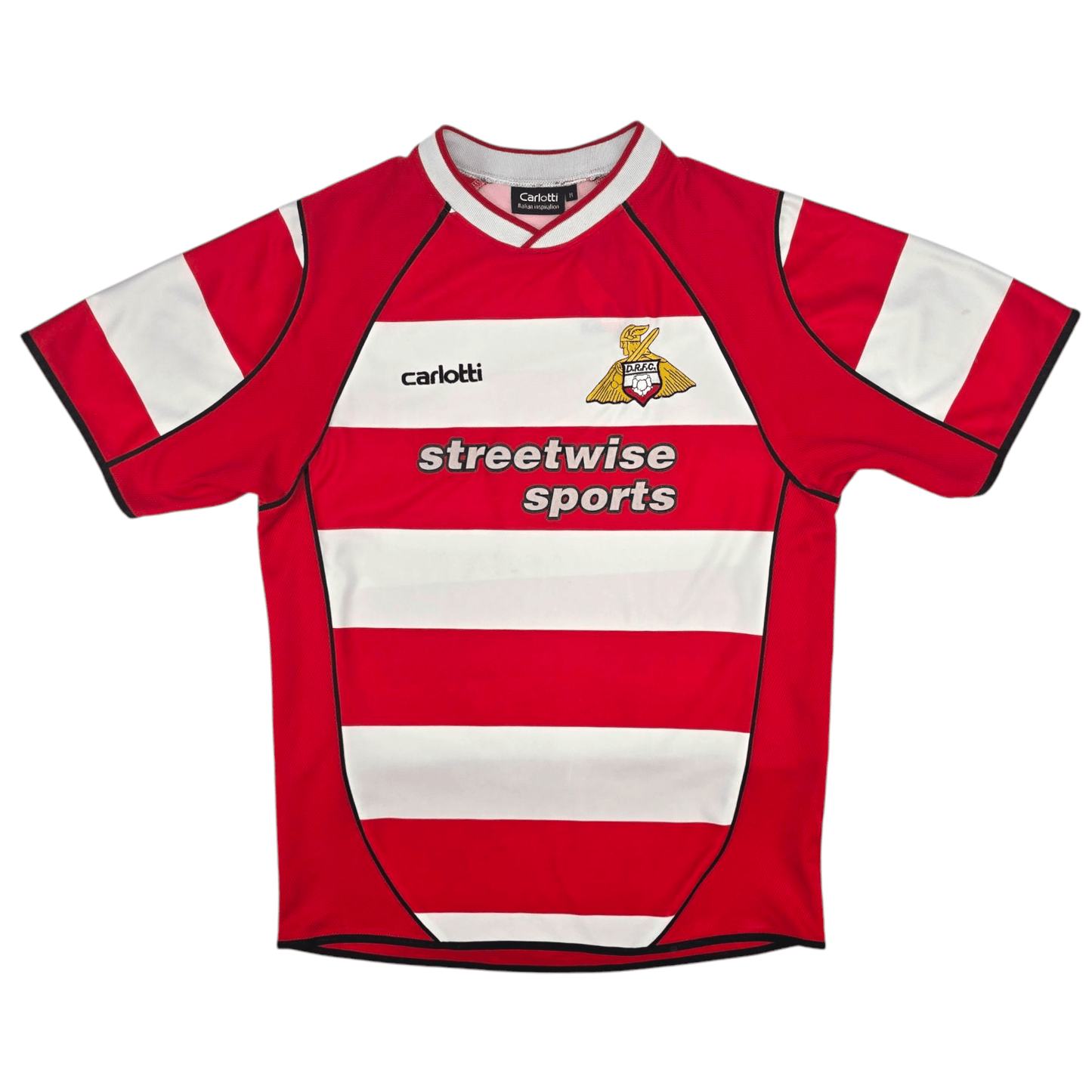 2003/04 Doncaster Rovers Home Football Shirt (M) Carlotti