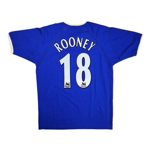 2003/04 Everton 125 Yrs Home Football Shirt (L) Puma #18 Rooney