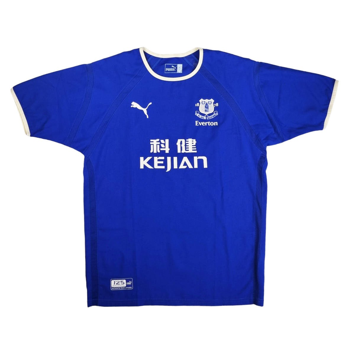 2003/04 Everton 125 Yrs Home Football Shirt (L) Puma #18 Rooney