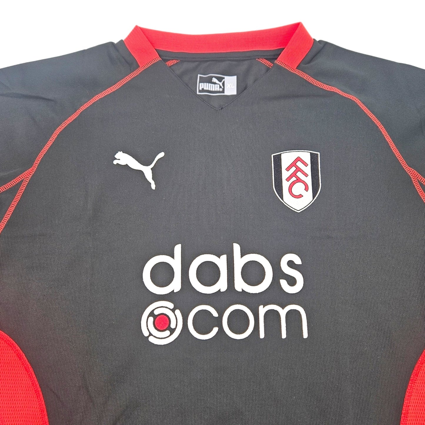 2003/04 Fulham Away Football Shirt (XL) Puma # 15 Halyes