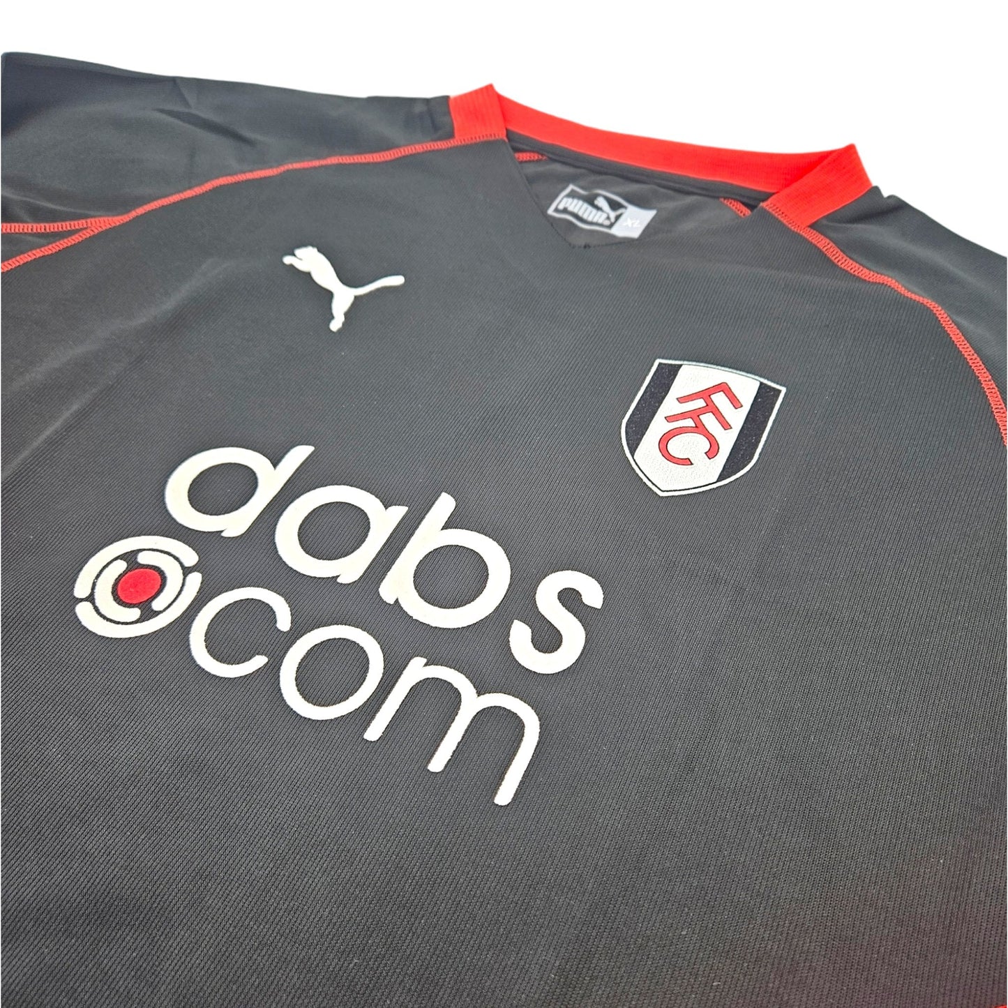 2003/04 Fulham Away Football Shirt (XL) Puma # 15 Halyes