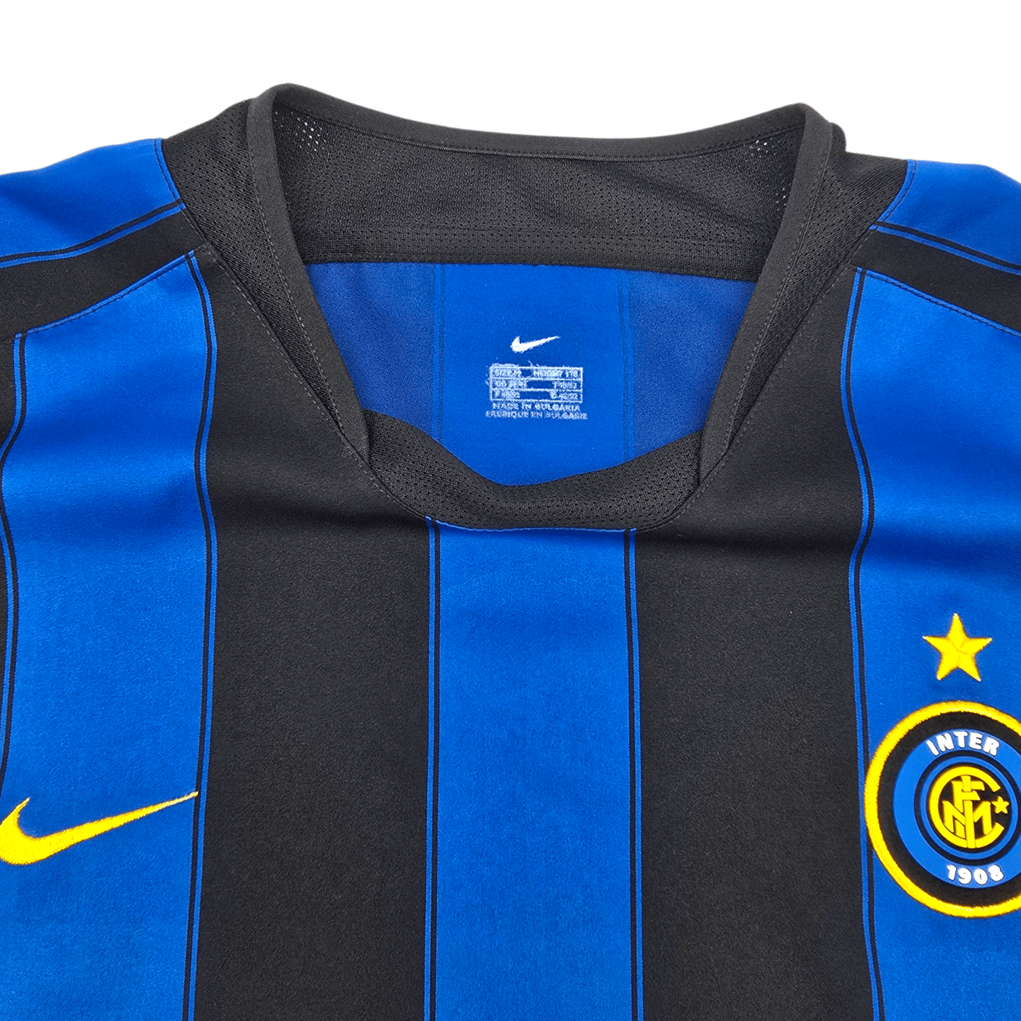 2003/04 Inter Milan Home Football Shirt (M) Nike #10 Adriano