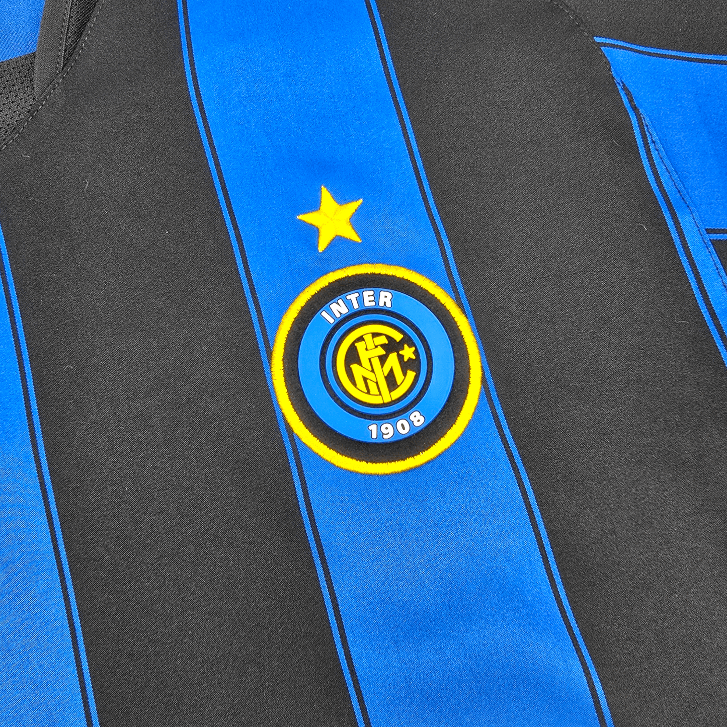 2003/04 Inter Milan Home Football Shirt (M) Nike #10 Adriano