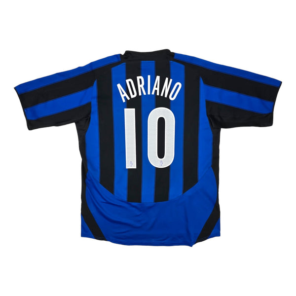 2003/04 Inter Milan Home Football Shirt (XL) Nike #10 Adriano