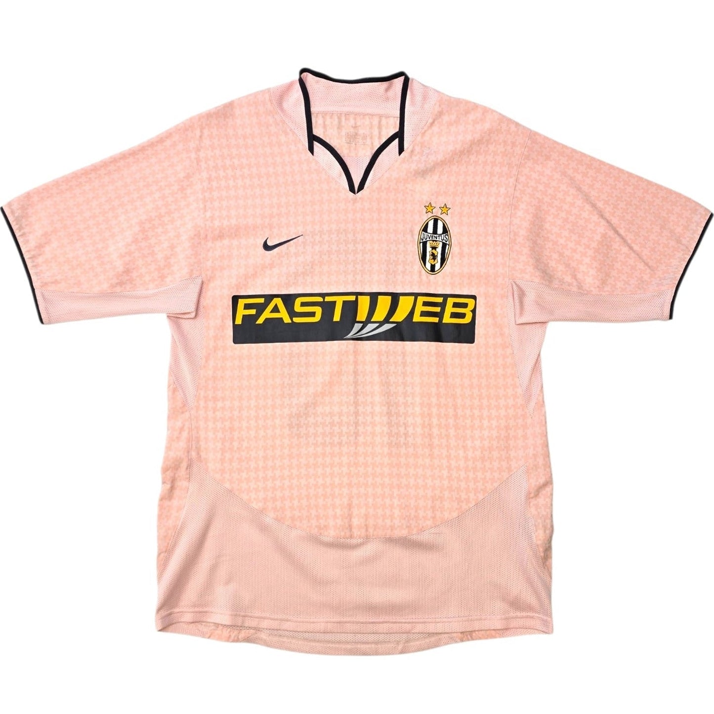 2003/04 Juventus Away Football Shirt (S) Nike #19 (Zambrotta)