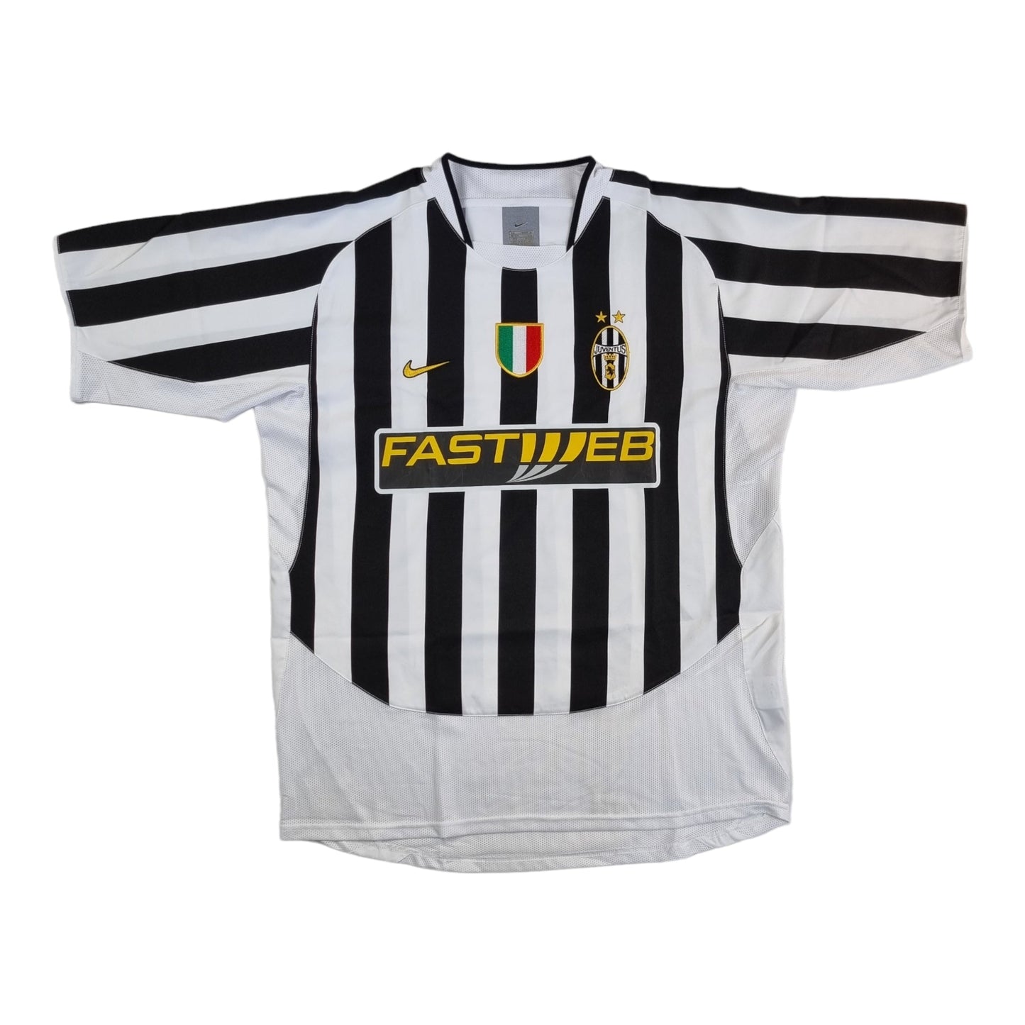 2003/04 Juventus Home Football Shirt (L) Nike #11 Nedved