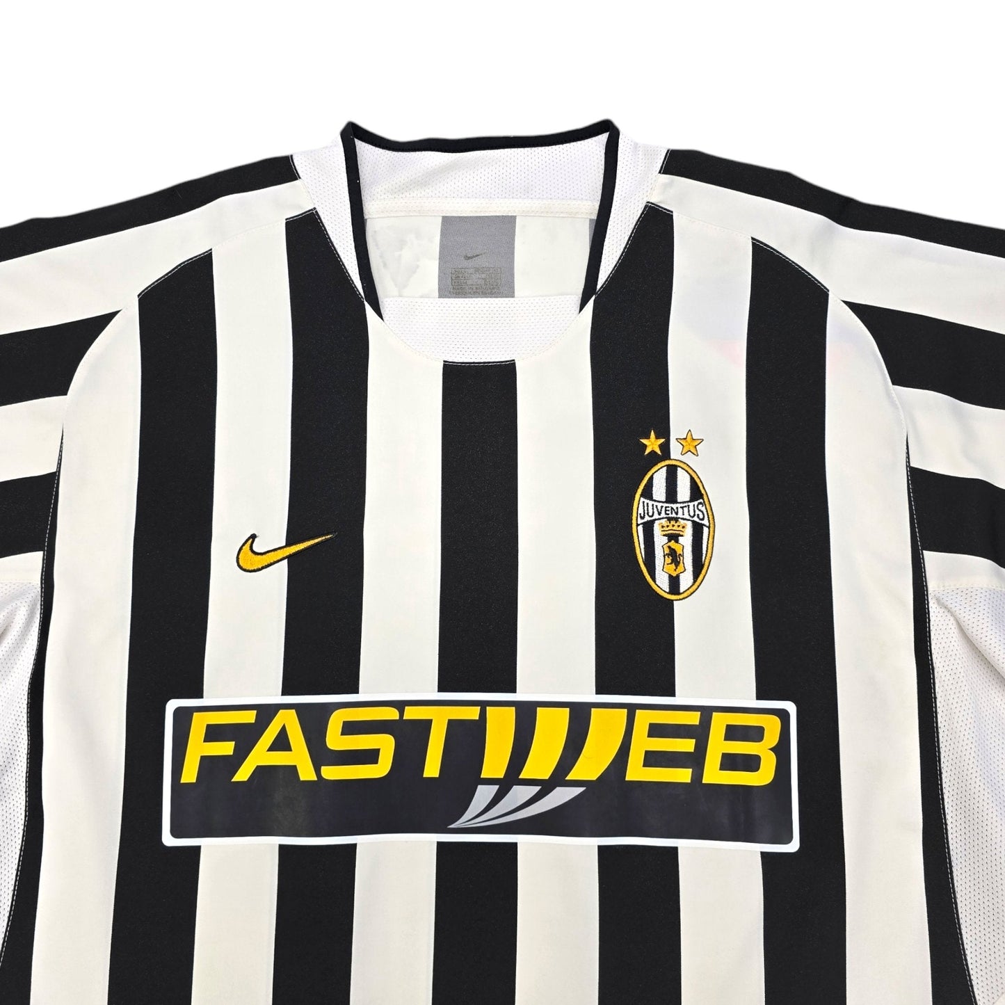 2003/04 Juventus Home Football Shirt (L) Nike #11 Nedved