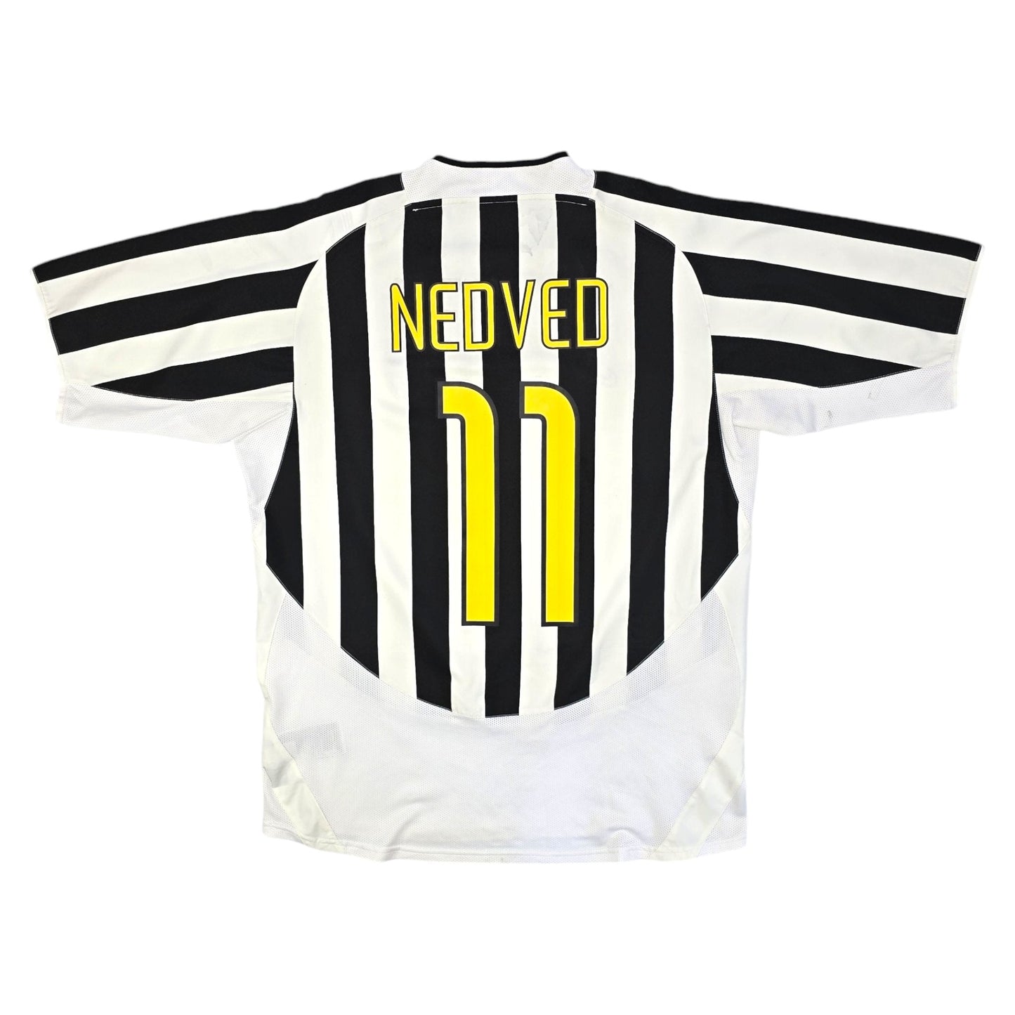 2003/04 Juventus Home Football Shirt (L) Nike #11 Nedved