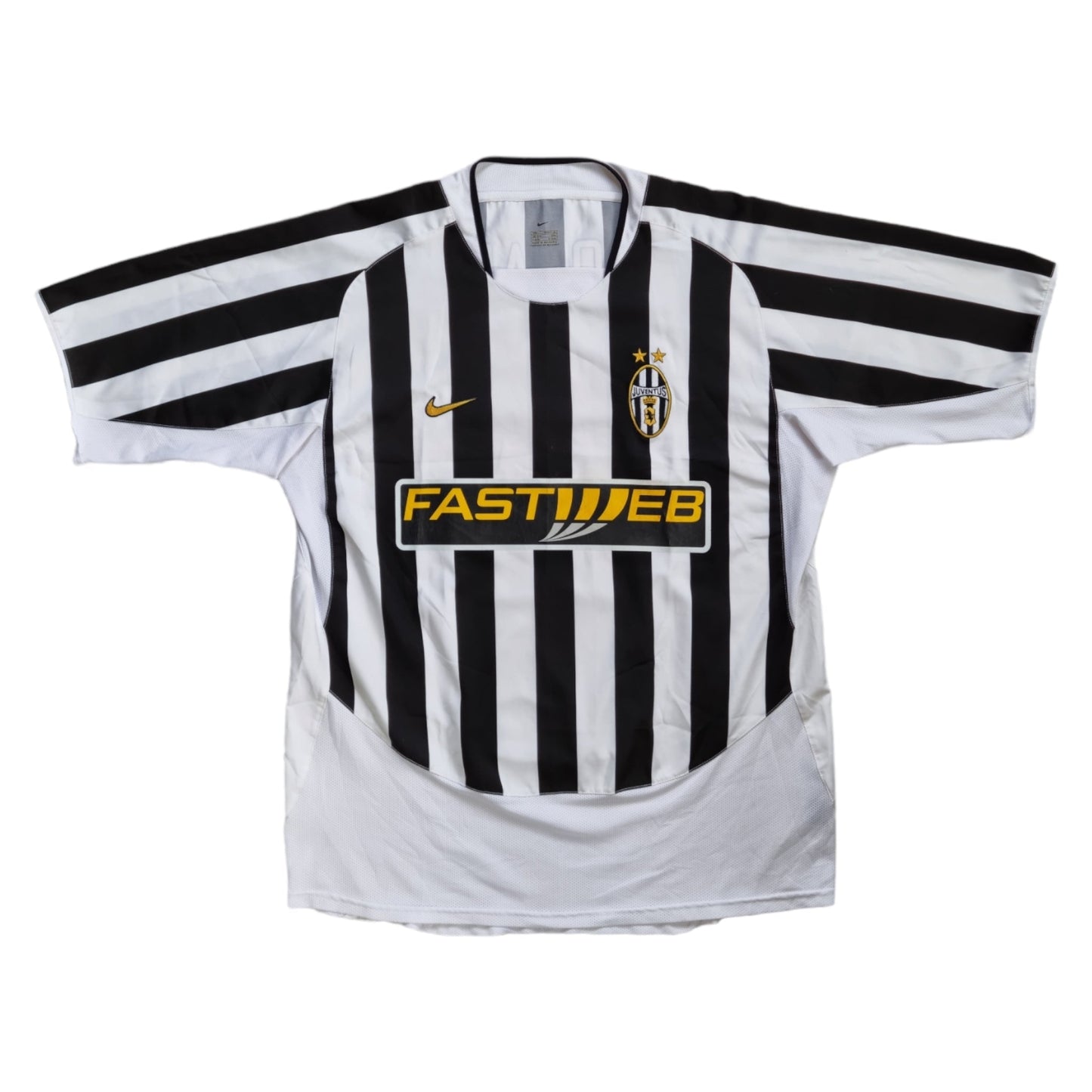 2003/04 Juventus Home Football Shirt (L) Nike #16 Camoranesi