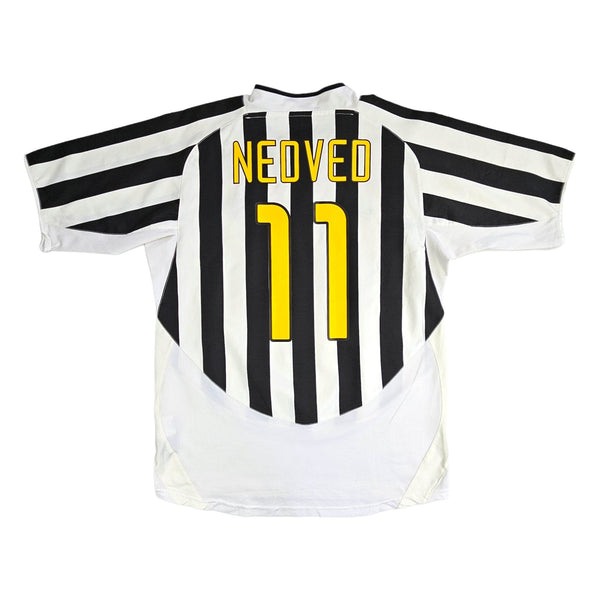 2003/04 Juventus Home Football Shirt (M) Nike # 11 Nedved