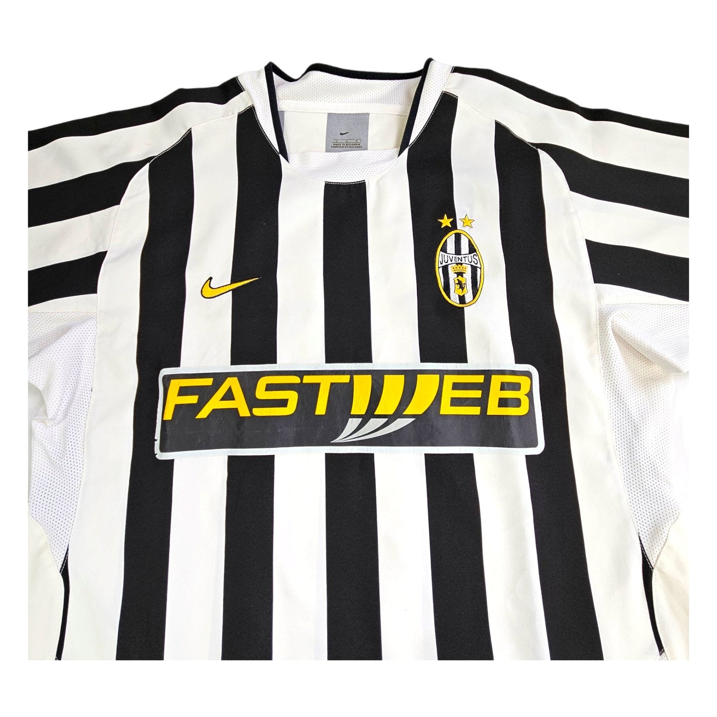 2003/04 Juventus Home Football Shirt (M) Nike # 11 Nedved