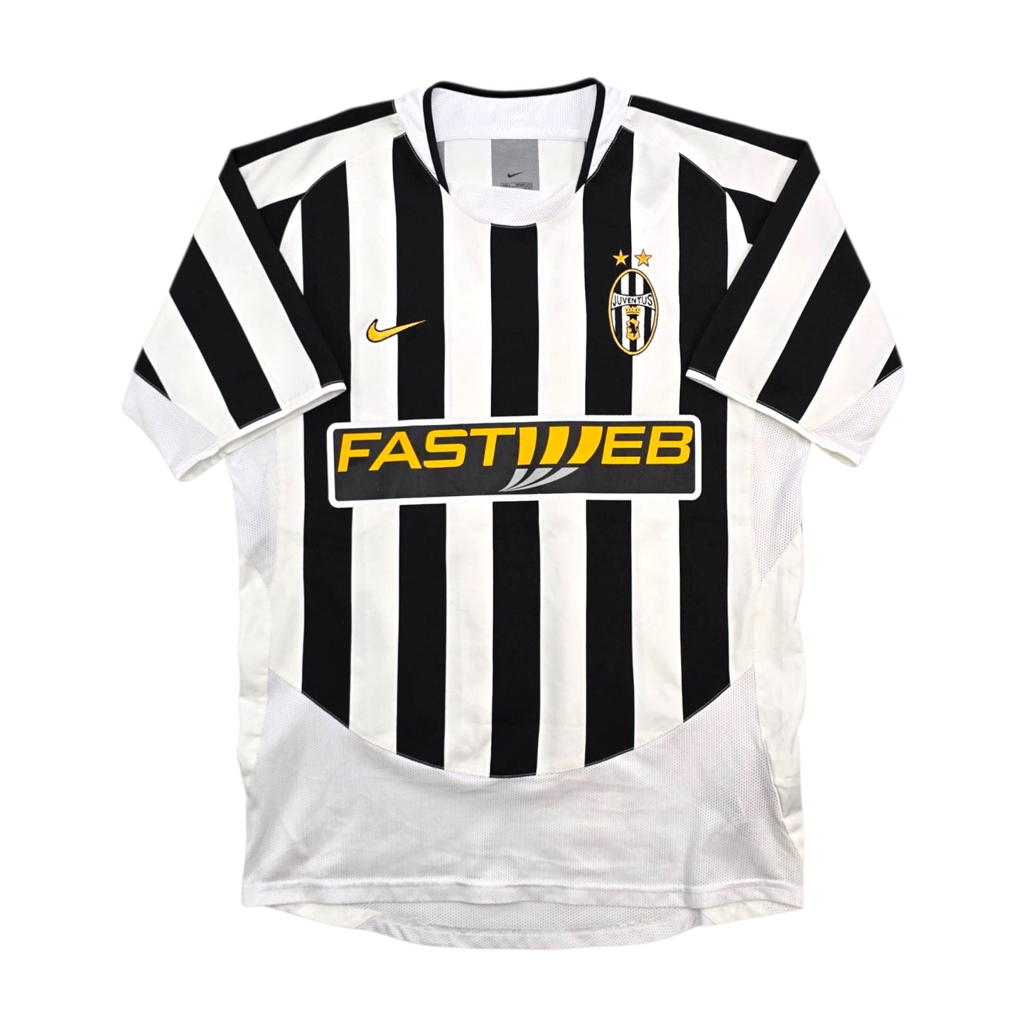 2003/04 Juventus Home Football Shirt (S) Nike #11 Nedved