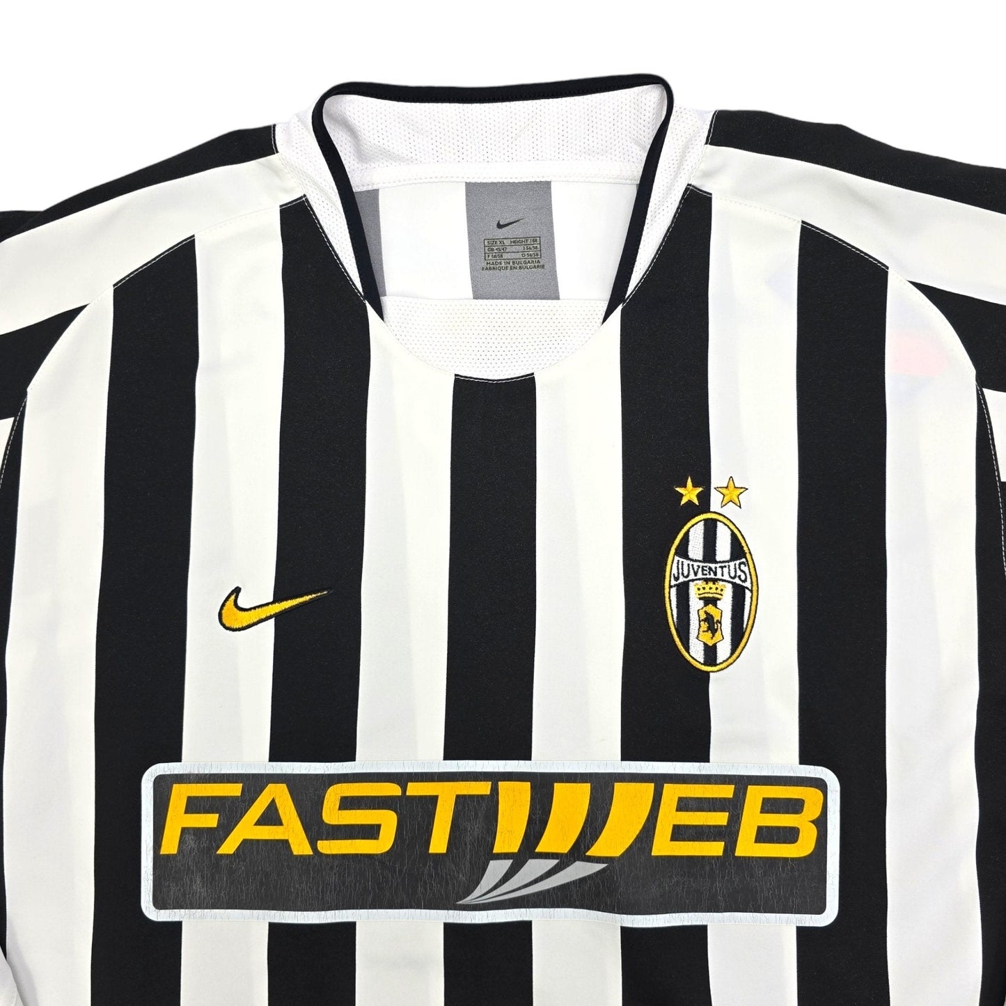 2003/04 Juventus Home Football Shirt (XL) Nike #17 Trezeguet