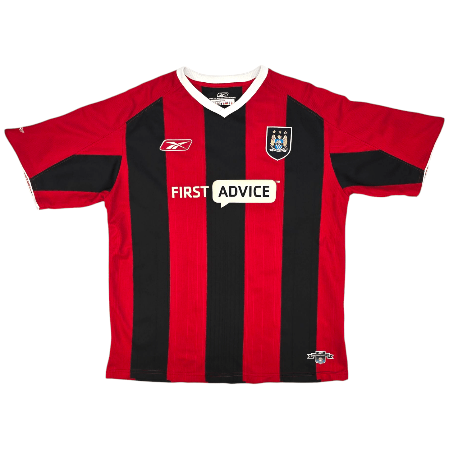 2003/04 Manchester City Away Football Shirt (L) Reebok #20 McManaman