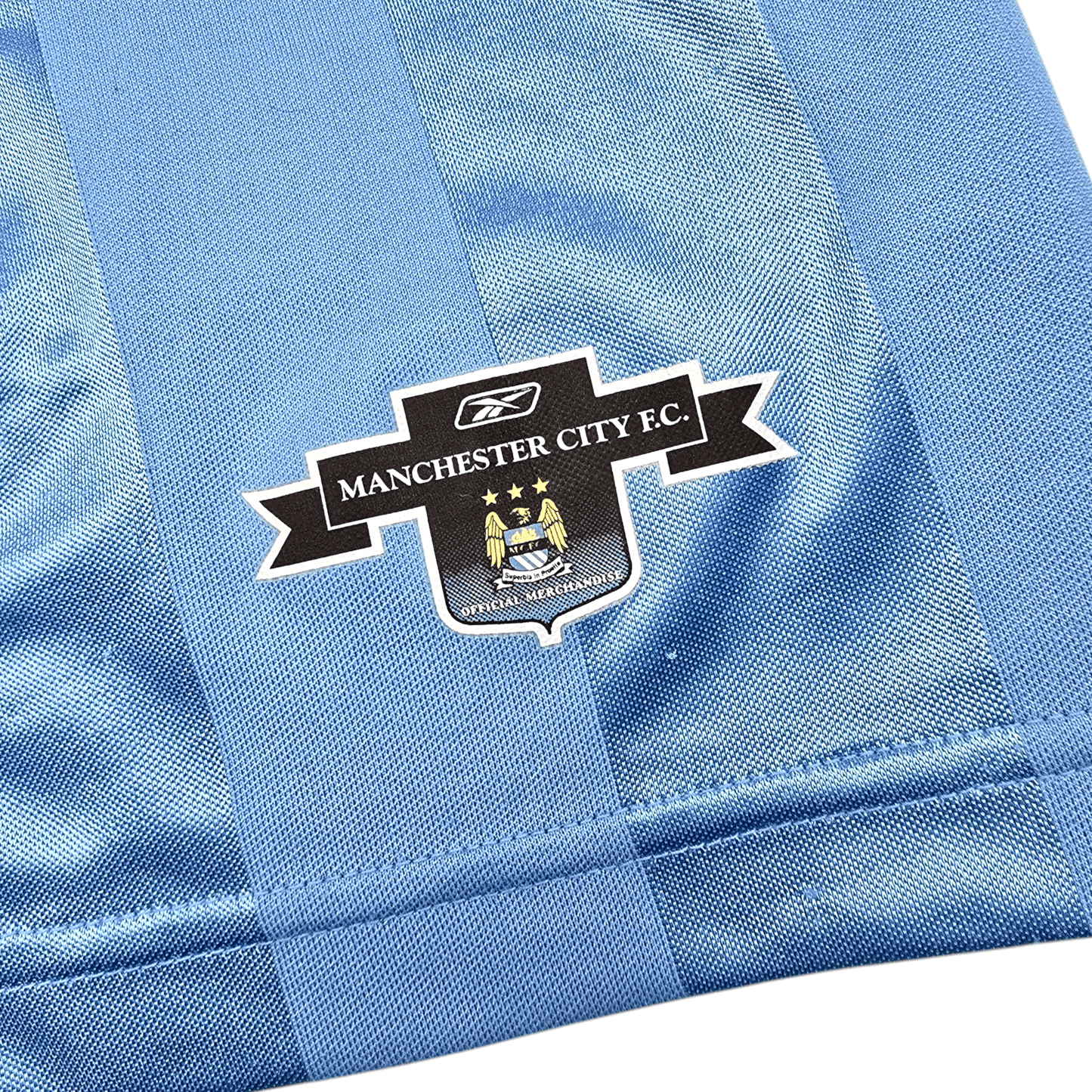 2003/04 Manchester City Home Football Shirt (XL) Reebok #9 Wanchope