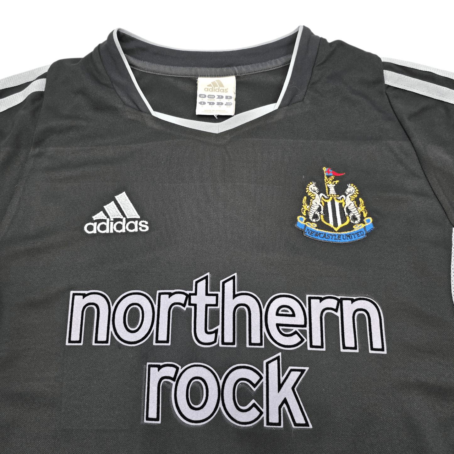 2003/04 Newcastle United Away Football Shirt (S) Adidas #20 Lualua